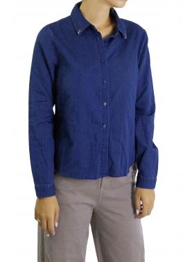 Camicia con dettagli sul colletto in denim Only